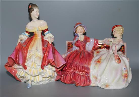 Two Doulton figures Gossips and Southern Belle